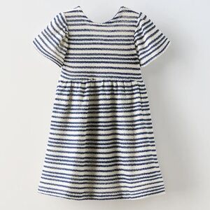 Zara striped dress with cross over back